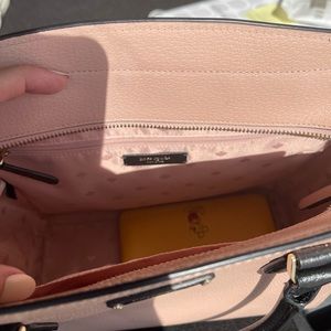 Kate spade purse $75 and coach Mickey Mouse card holder $30